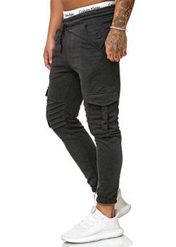 OneRedox Herren Jogging Hose Jogger Streetwear Sporthose Modell 1214 Antra XXL von OneRedox