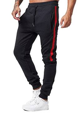 OneRedox Herren Jogginghose JG-400C Anthrazit XL von OneRedox