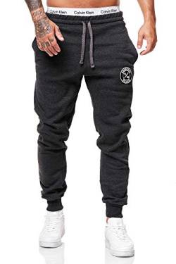 OneRedox Herren Jogginghose Sporthose Männer Trainingshose Sweatpants 3676C Antrazit S von OneRedox