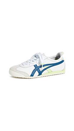 Onitsuka Tiger Mexico 66®-U, Damen-Skneaker, - Blanc Blau Mako - Größe: 6 Women/4.5 Men von Onitsuka Tiger