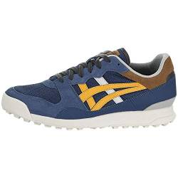 Onitsuka Tiger - Unisex-Adult Tiger Horizonia Schuhe, 41.5 EU, Midnight Blue/Citrus von Onitsuka Tiger