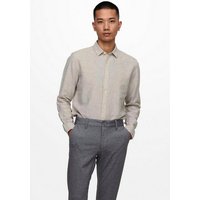 ONLY & SONS Langarmhemd ONSCAIDEN LS SOLID LINEN SHIRT NOOS von Only & Sons
