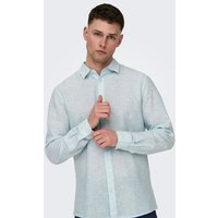 ONLY & SONS Langarmhemd ONSCAIDEN LS SOLID LINEN SHIRT NOOS von Only & Sons