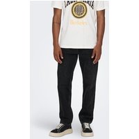 ONLY & SONS Loose-fit-Jeans ONSEDGE STRAIGHT BROMO 0017 DOT DNM NOOS von Only & Sons