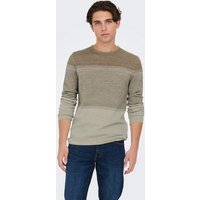 ONLY & SONS Rundhalspullover ONSPANTER REG 12 STRUC CREW KNIT NOOS von Only & Sons