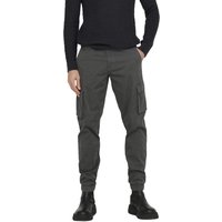 Only & Sons Herren Cargo Hose ONSCAM STAGE 6687 - Tapered Fit - Grau von Only & Sons