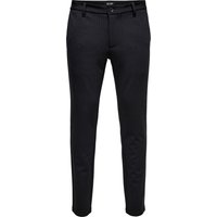 Only & Sons Herren Chino Hose ONSMARK PANT STRIPE GW 3727 - Tapered Fit - Blau Schwarz Grau von Only & Sons