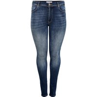 Carmakoma by Only Damen Jeans CARMAYA HW SK SHAPE UP - Skinny Fit - Blau - Dark Blue - Plus Size von Only