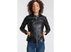 Lederimitatjacke ONLY "ONLBANDIT FAUX LEATHER BIKER" Gr. 36, schwarz (black) Damen Jacken Kunstlederjacken Bestseller von Only