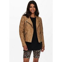 ONLY Lederimitatjacke ONLAVA FAUX LEATHER BIKER OTW NOOS mit Biker-Details von Only