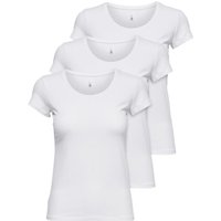 ONLY T-Shirt ONLLIVE LOVE NEW (3-tlg., 3er Pack) Figur betont, elastische Baumwollqualität von Only