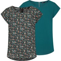 Only Damen Top ONLVIC Regular Fit 2er Pack von Only