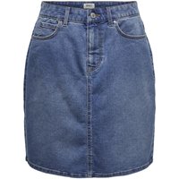 Only Kurzer Rock - Onlwonder HW DNM Skirt Pim NOOS - XS bis XL - für Damen - Größe XS - blau von Only