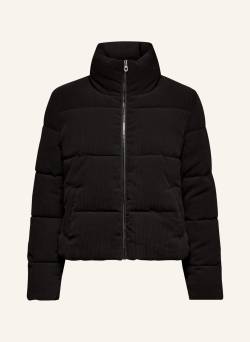 Only Steppjacke Aus Cord schwarz von Only