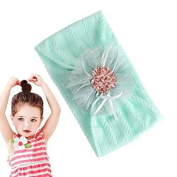 Baby Stirnbänder weich,Stirnbänder für Mädchen mit 3D-Sonnenblumenmuster | Baby-Haarspangen, Netz-Stirnbänder für Mädchen, Neugeborenen-Stirnbänder für Mädchen Onlynery von Onlynery