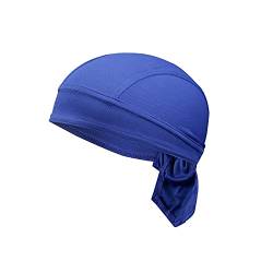 Onsoyours Bandana Cap Sommermütze Bandana Kopftuch Atmungsaktive Fahrrad Kopfbedeckung Hut Mens Womens Atmungsaktive Stirnband A Blau Einheitsgröße von Onsoyours