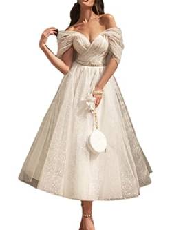 Onsoyours Damen Elegant Langes Abendkleid Festliche Kleider Cocktailkleid Ärmellos Elegante Brautjungfernkleid Mode Einfarbig Wickelkleid C Weiß S von Onsoyours