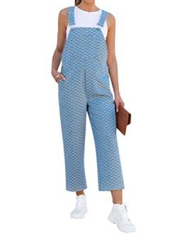 Onsoyours Damen Jeansoverall Jumpsuit Skinny Fit Denim-Overall Playsuit Jeans Hosenanzug Romper Damen Jeanslatzhose Latzhose Jeans Lange Hose Denim Overall I Hellblau S von Onsoyours
