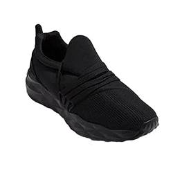 Onsoyours Women's Breathable Trainers Lightweight Shoes for Running Road Running Sports Leisure Outdoor Fitness Gym Walking Schwarz 40 EU von Onsoyours