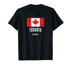 Stadt von TORONTO - KANADA | Kanadische Flagge Souvenir - T-Shirt von Ontario ON Canada - Geschenke