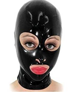 OnundOn BDSMBondage Latex Kopfmaske Hood Maske Fetish Kostüme Erotik Restrictions Cosplay Tube von OnundOn