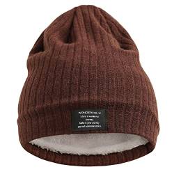 Onvavient Wintermütze Herren Warm Winter Beanie Mütze für Herren Männer Damen Jungen Strickmütze mit Weiches Futter von Onvavient