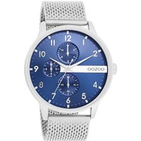 OOZOO Quarzuhr Herrenuhr C11300 Blau Meshband 45 mm von Oozoo