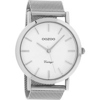 OOZOO Quarzuhr Oozoo Damen Armbanduhr Timepieces Analog, Damenuhr rund, groß (ca. 45mm) Metallarmband, Fashion-Style von Oozoo