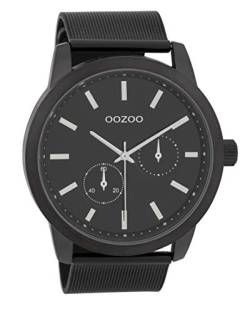 Oozoo Herrenuhr mit Metallband 47 MM Black/Schwarz/Schwarz C9664 von Oozoo