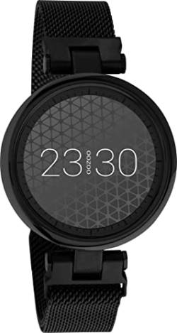 Oozoo Smartwatch Unisex Fitnessuhr 39mm mit 16mm Milanaiseband für Damen und Herren | Fitness Armbanduhr mit Schrittzähler | Fitnesstracker Sportuhr für iOS & Android von Oozoo