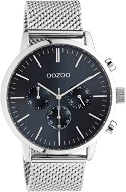 Oozoo Timepieces Herren Uhr - Armbanduhr Herren mit 22mm Mesh Armband - Analog Herrenuhr mit Milanaiseband in rund C10911 von Oozoo