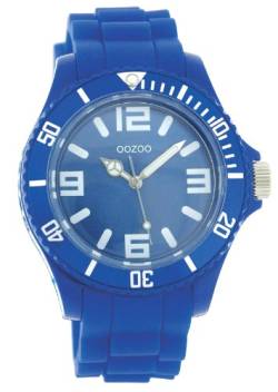 Oozoo Unisex-Armbanduhr Silicone Collection Analog Silikon blau C4281 von Oozoo