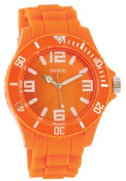 Oozoo Unisex-Armbanduhr Silicone Collection Analog Silikon orange C4287 von Oozoo