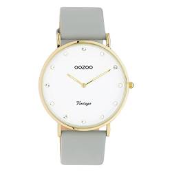 Oozoo Vintage Damen Uhr - Armbanduhr Damen mit 20mm Lederarmband - Analog Damenuhr in rund C20245 von Oozoo