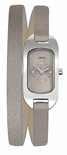 Opex Damen-Armbanduhr Ballerine Analog Quarz Leder X0391LG6 von Opex