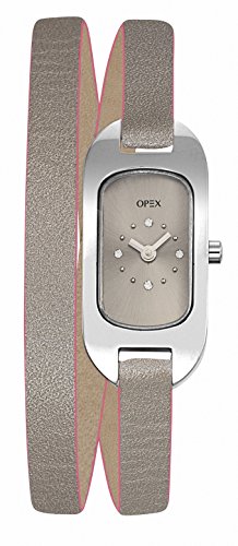 Opex Damen-Armbanduhr Ballerine Analog Quarz Leder X0391LG7 von Opex