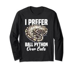 Ball Python Herpetologe Nudel Reptil Royal Python Langarmshirt von Ophiology Gifts For Baby Ball Python Breeders