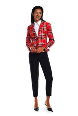 OppoSuits Damen-Blazer - Weihnachts-Tartan-Anzugjacke - Rot - Karierte und Karierte Kleidung von OppoSuits
