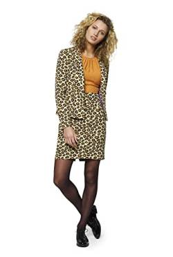 OppoSuits - Lady Jag - Verrückter Anzug mit lustigen Drucken für Frauen - Komplettes Set: Jacke und Rock von OppoSuits