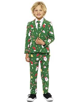 OppoSuits Lustige Weihnachten Anzüge für Jungen 2-8 Jahre alt - Kommt mit Jacke, Hose und Krawatte von OppoSuits