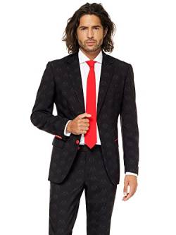 Opposuits STAR WARSTM Suit - Official Darth VaderTM Costume Comes With Pants, Jacket and Tie, Darth VaderTM, 52 von OppoSuits