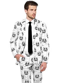 Opposuits STAR WARSTM Suit - Official StormtrooperTM Costume Comes With Pants, Jacket and Tie, StormtrooperTM, 50 von OppoSuits
