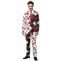 Opposuits Kostüm SuitMeister Vintage Clown, Clown geht auch in cool: Herrenanzug im Retro-Zirkus-Look von Opposuits