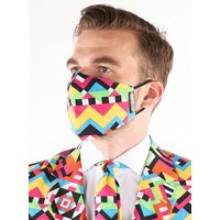 Opposuits Verkleidungsmaske Abstractive Stoffmaske, In your face, Corona! Gesichtsmaske mit Stil von Opposuits