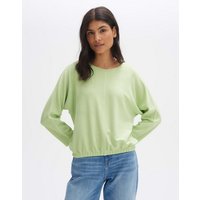 OPUS Langarmshirt OPUS Rippshirt Suzzina Boxy Silhouette von Opus