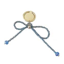 OralGos Eleganter Schlüsselband-Anhänger mit Perlen, modischer Handy-Charm, personalisierbares Dekorations-Zubehör für Handys und Geldbörsen von OralGos