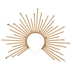 OralGos Modischer Sonnen-Kopfschmuck, Göttinnen-Stirnbänder, elegantes Haar-Accessoire, Urlaubs-Stirnband, Abschlussballdekoration, Stirnband für Hochzeiten von OralGos