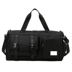 OralGos Sporttasche für Damen und Herren, wasserdicht, Sporttasche, Reisetasche mit Schuhfach, Reisegepäcktasche, Trocken- und Nasstaschen von OralGos