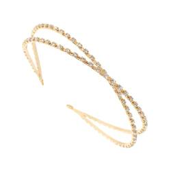 OralGos Stilvolles Diamant-Haarband, Zubehör, schönes Wasser-Diamant-Stirnband, auffälliger Haarschmuck für Damen von OralGos