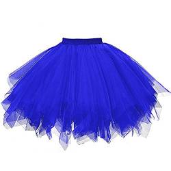 Tüllrock für Damen Mädchen Tüllrock mit Sternpailletten Damen Tüllrock 50er Tütü Rock Kurz Ballett Unterrock Tutu Tanzkleid Ballkleid Abendkleid Petticoats Karneval Kostüm Taille (A2, Taille 50-110cm) von Orbgons